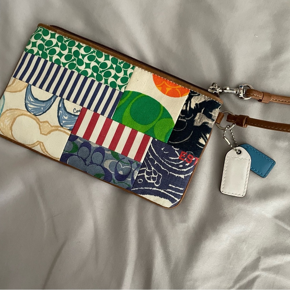 Coach Patchwork Wristlet - Picture 3 of 6